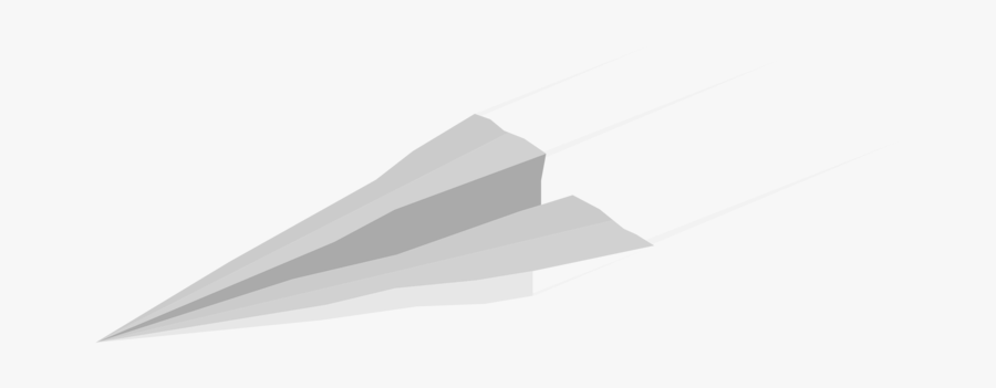 Line,angle,wing - Paper Plane Flat Design Png, Transparent Clipart