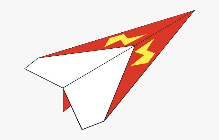 [b1p2i5 Full] - Paper Airplane Clipart, Transparent Clipart