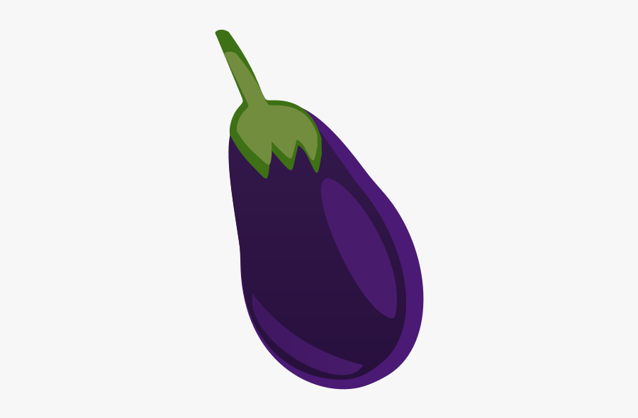 Eggplant Scroll Clipart And More - Clipart Of Brinjal, Transparent Clipart