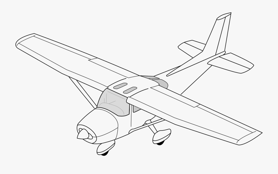 Collection Of Paper Airplane Drawing Tumblr High Quality - Isometric Drawing Of Aircraft, Transparent Clipart