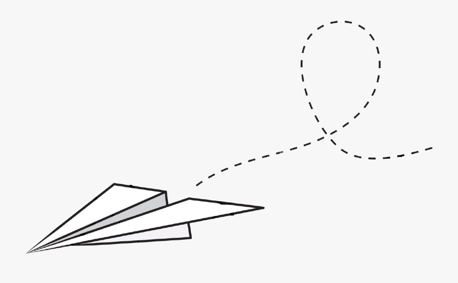 Airplane Paper Plane Clip Art - รูป เครื่องบิน กระดาษ Png, Transparent Clipart