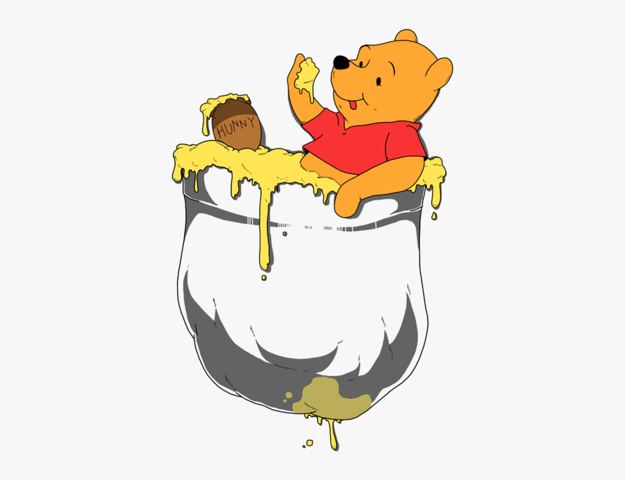 Pooh T Design Disney - Pooh Tshirt Design, Transparent Clipart