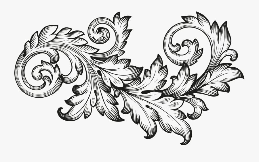 Baroque Ornaments Png, Transparent Clipart