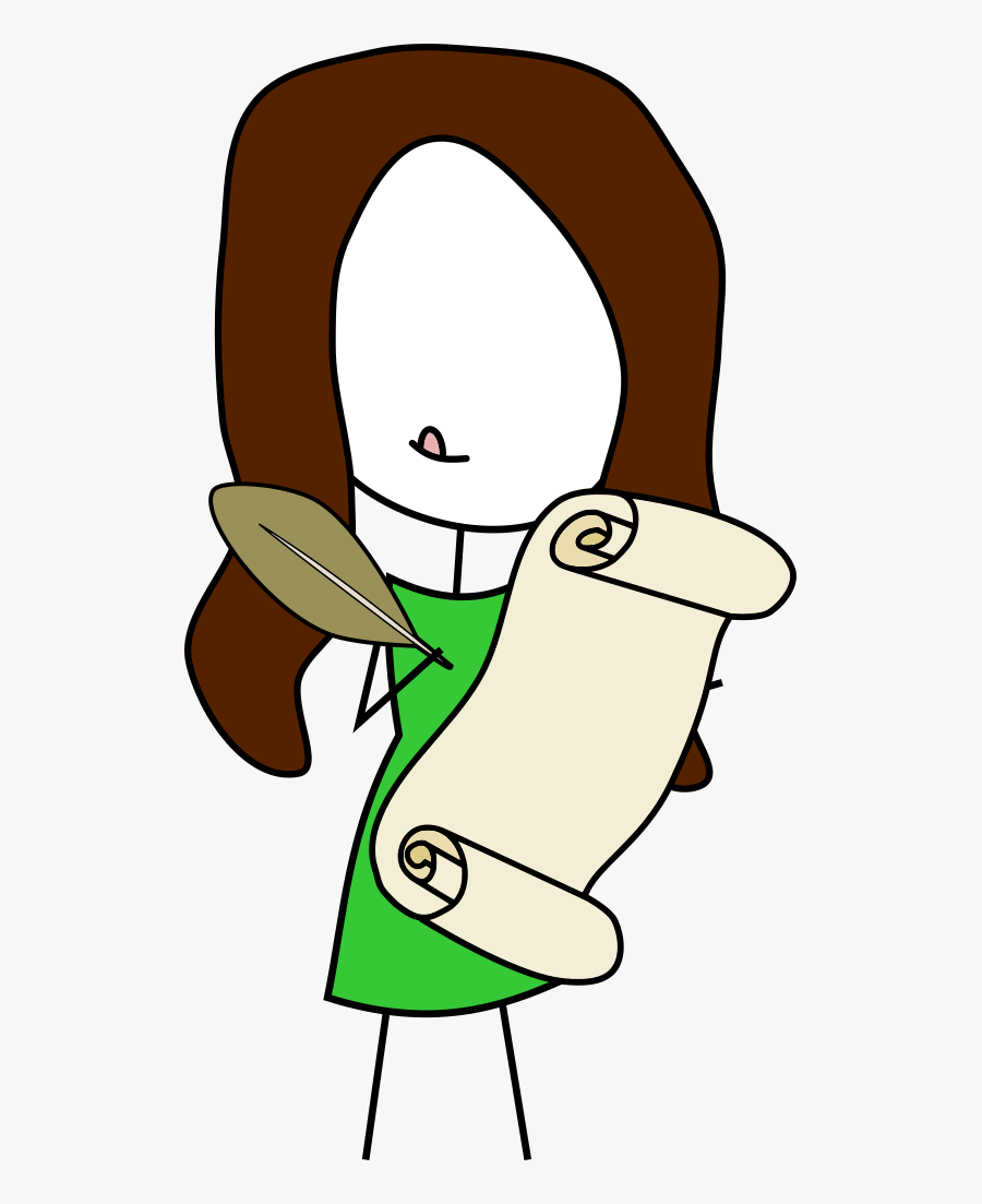 Monica Scroll, Transparent Clipart