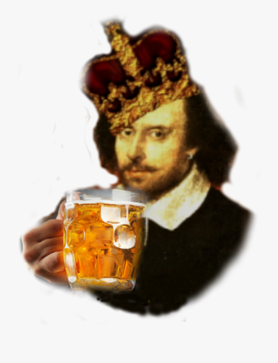 William Shakespeare - Shakespeare Drunk, Transparent Clipart