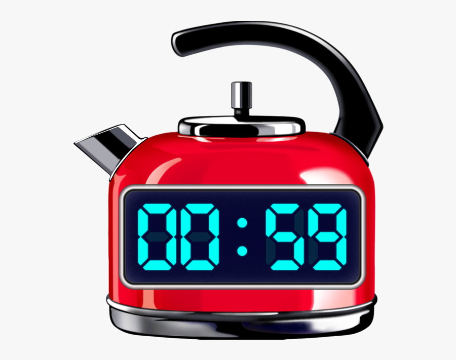 Red Hot Timer, Transparent Clipart