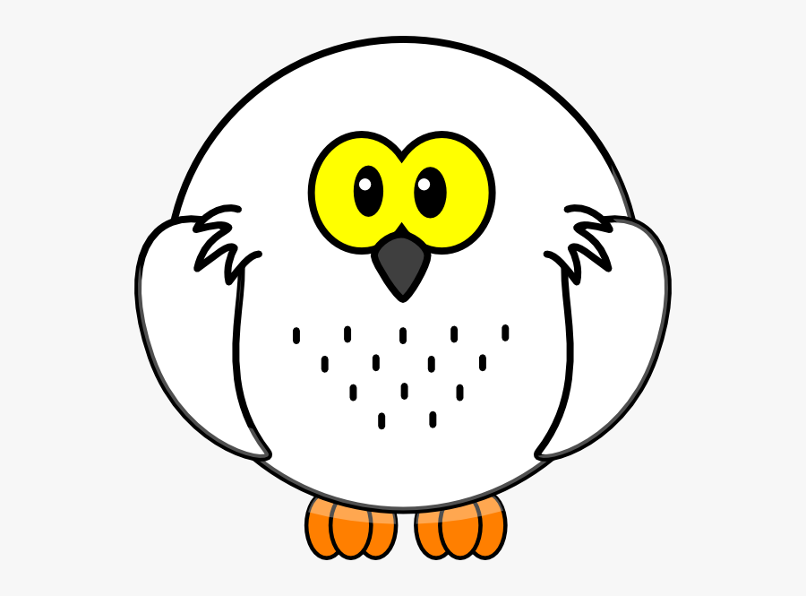 White Owl Clip Art, Transparent Clipart