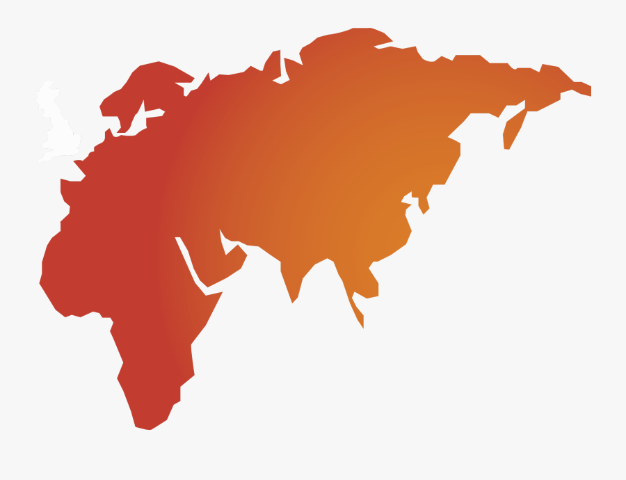 World Map Vector Black Silhouette, Transparent Clipart