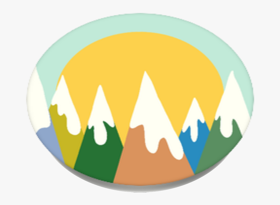 Transparent Snowy Hills Clipart - Circle, Transparent Clipart