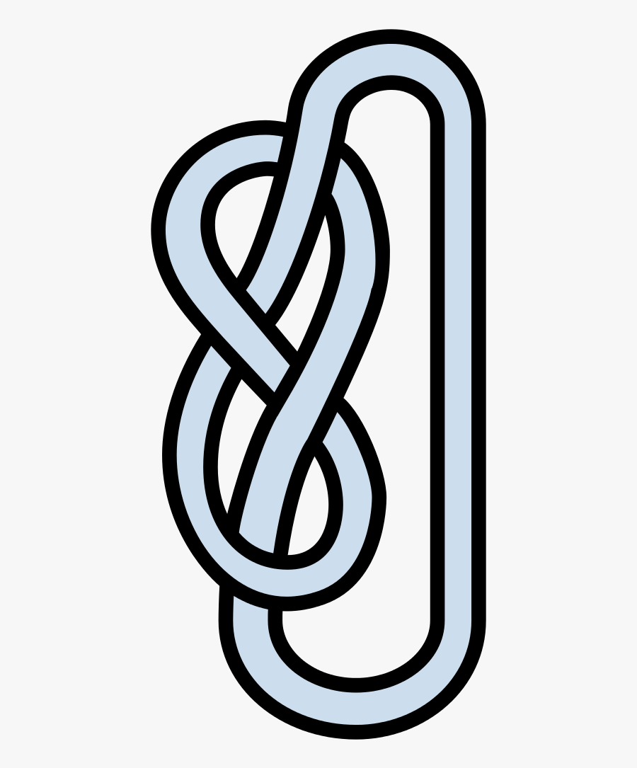Figure8knot Mathematical Knot Theory - Knot, Transparent Clipart