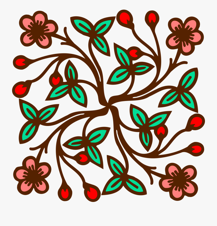 Floral Design 100, Transparent Clipart