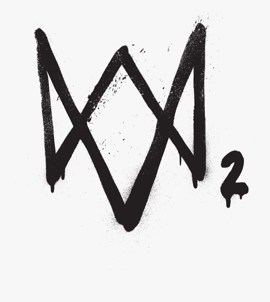 Watch Dogs Fancy Pinterest Clip Art Free Download - Watch Dogs 2 Sign, Transparent Clipart