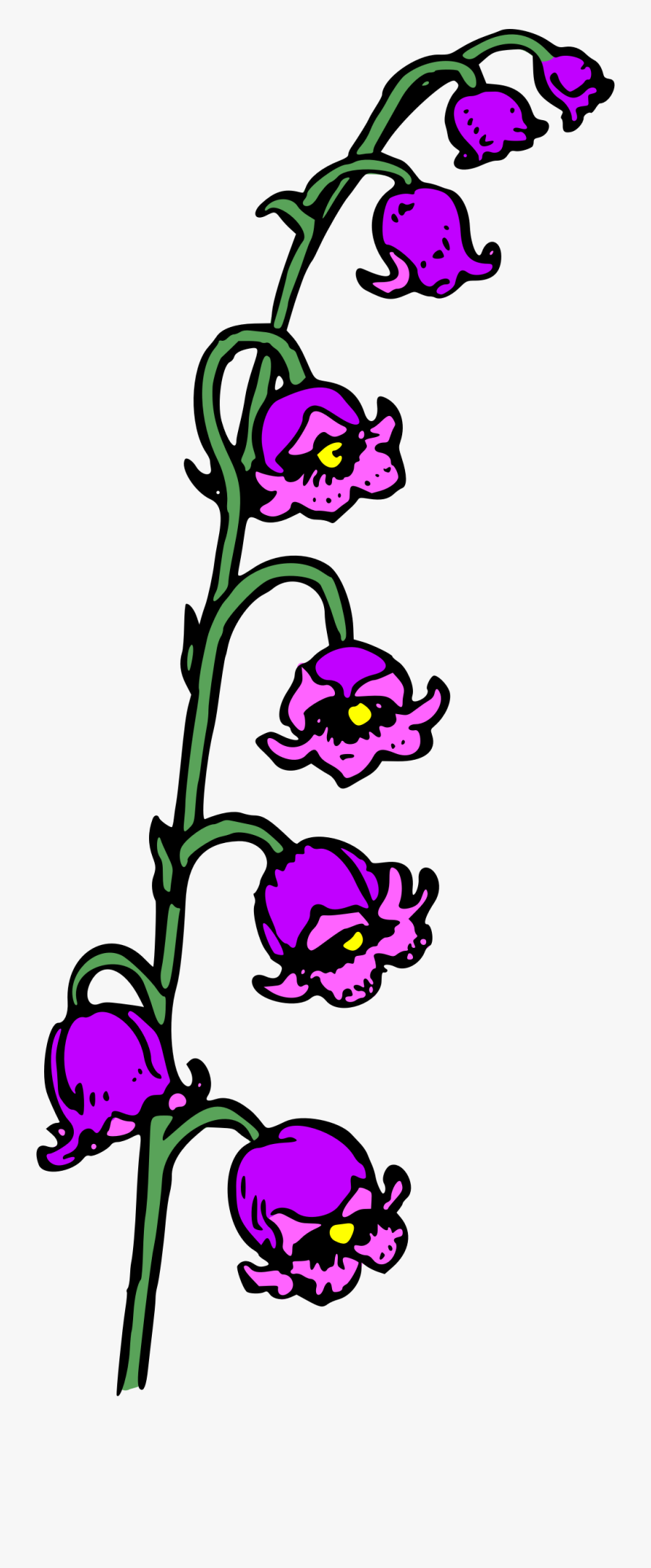 Flower 100 Clip Arts, Transparent Clipart