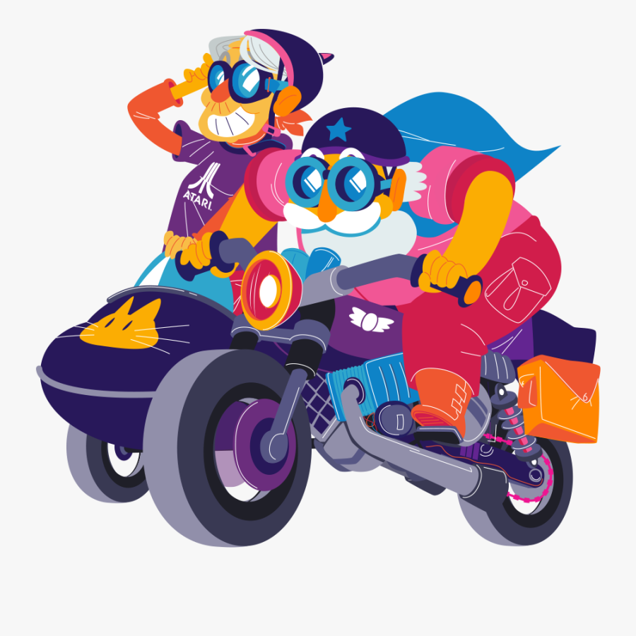 Flat Design Character Eldery Pepole - Illustration Design Inspiration, Transparent Clipart