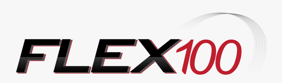 Flex100 Logo - Graphic Design, Transparent Clipart