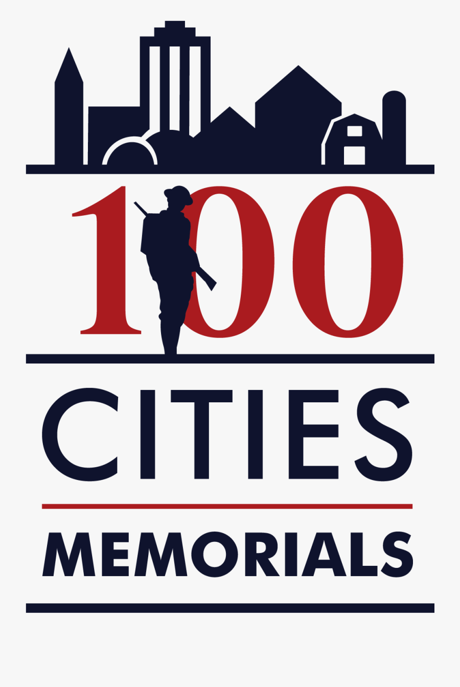 100 Cities / 100 Memorials Program Launches In June - Ww1 100 Years Transparent Logo, Transparent Clipart