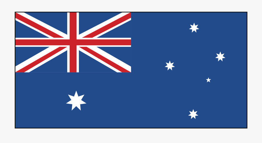 Clip Art Australian Logo Png Transparent - Australian Flag With Kangaroo, Transparent Clipart