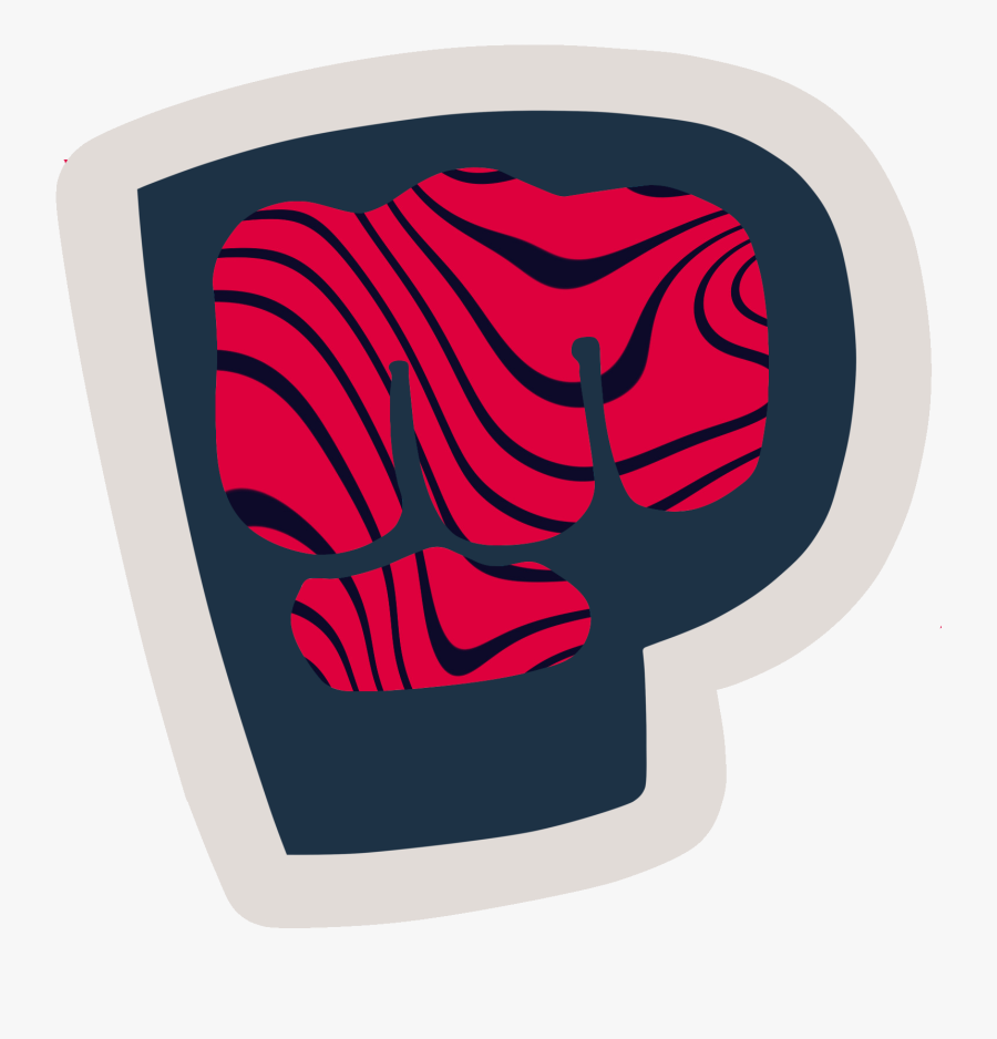 Pewdiepie Logo Red Png, Transparent Clipart