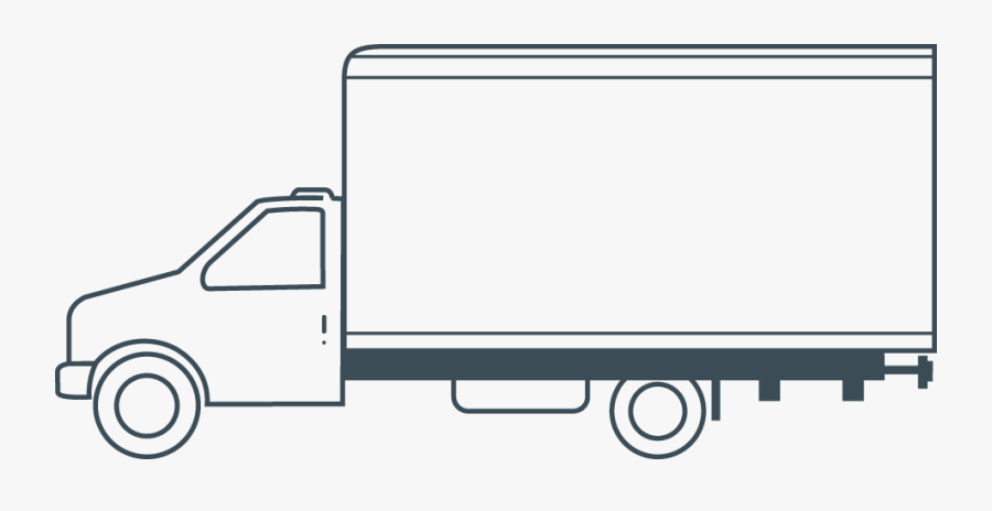 Transparent Semi Truck Clipart Free - Box Truck Clipart Free, Transparent Clipart