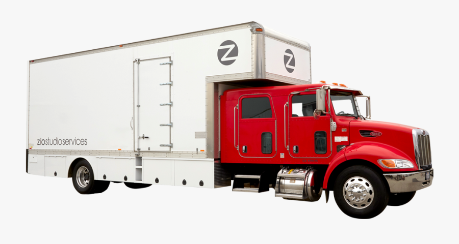 Trailer Truck, Transparent Clipart