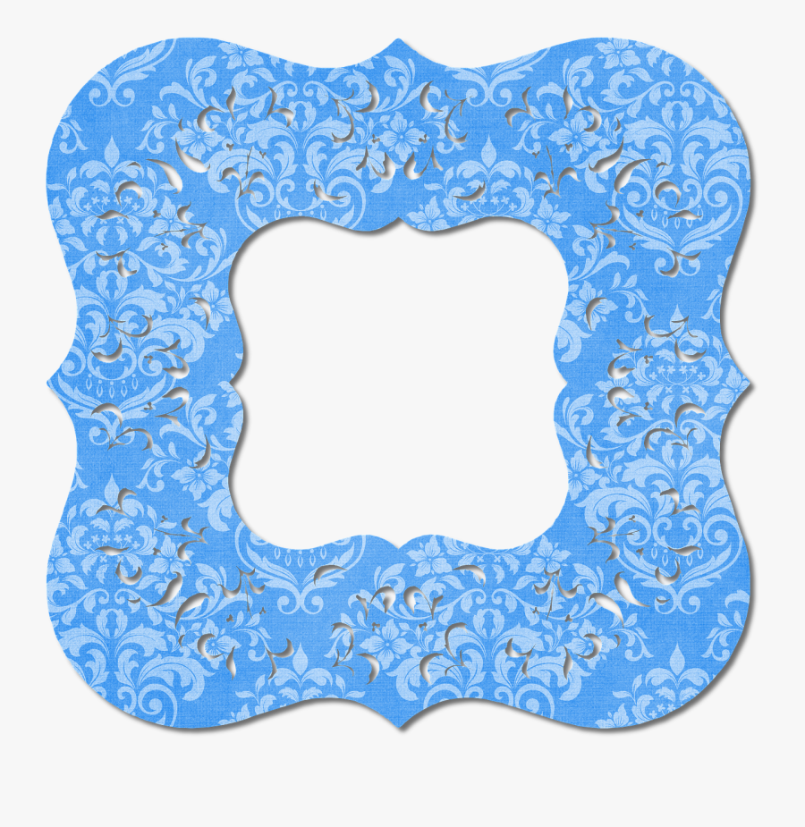 Png Frame Blue Border, Transparent Clipart