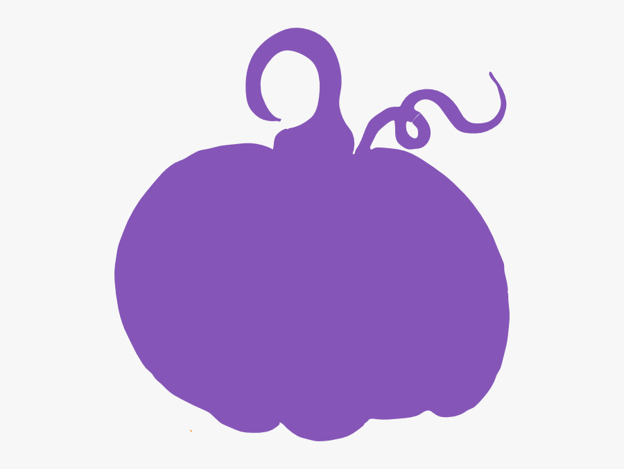 Purple Pumpkin Sihouette Clip Art - Black Pumpkin Clip Art, Transparent Clipart