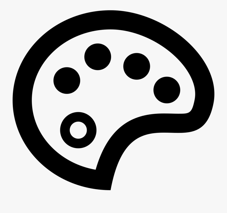 Painter Palette - Circle, Transparent Clipart