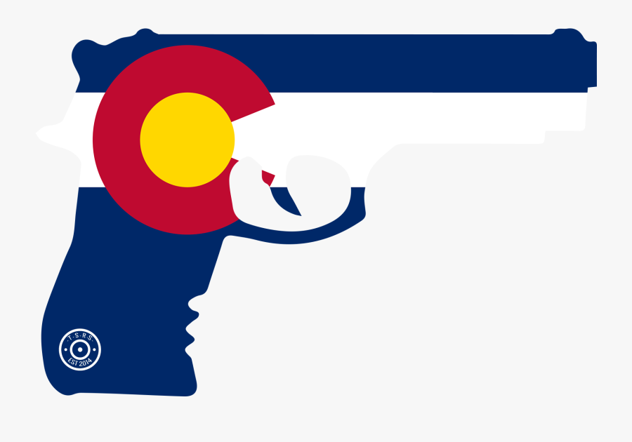 Guns Clipart Amendment - Colorado Flag And Guns, Transparent Clipart