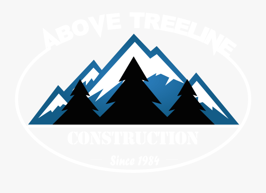 Above Treeline Construction Logo, Transparent Clipart