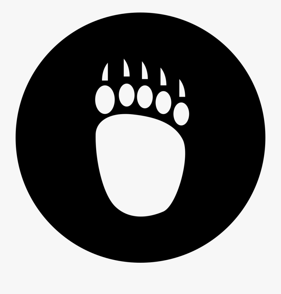 Bear Pawprint - Dot Esports Logo, Transparent Clipart