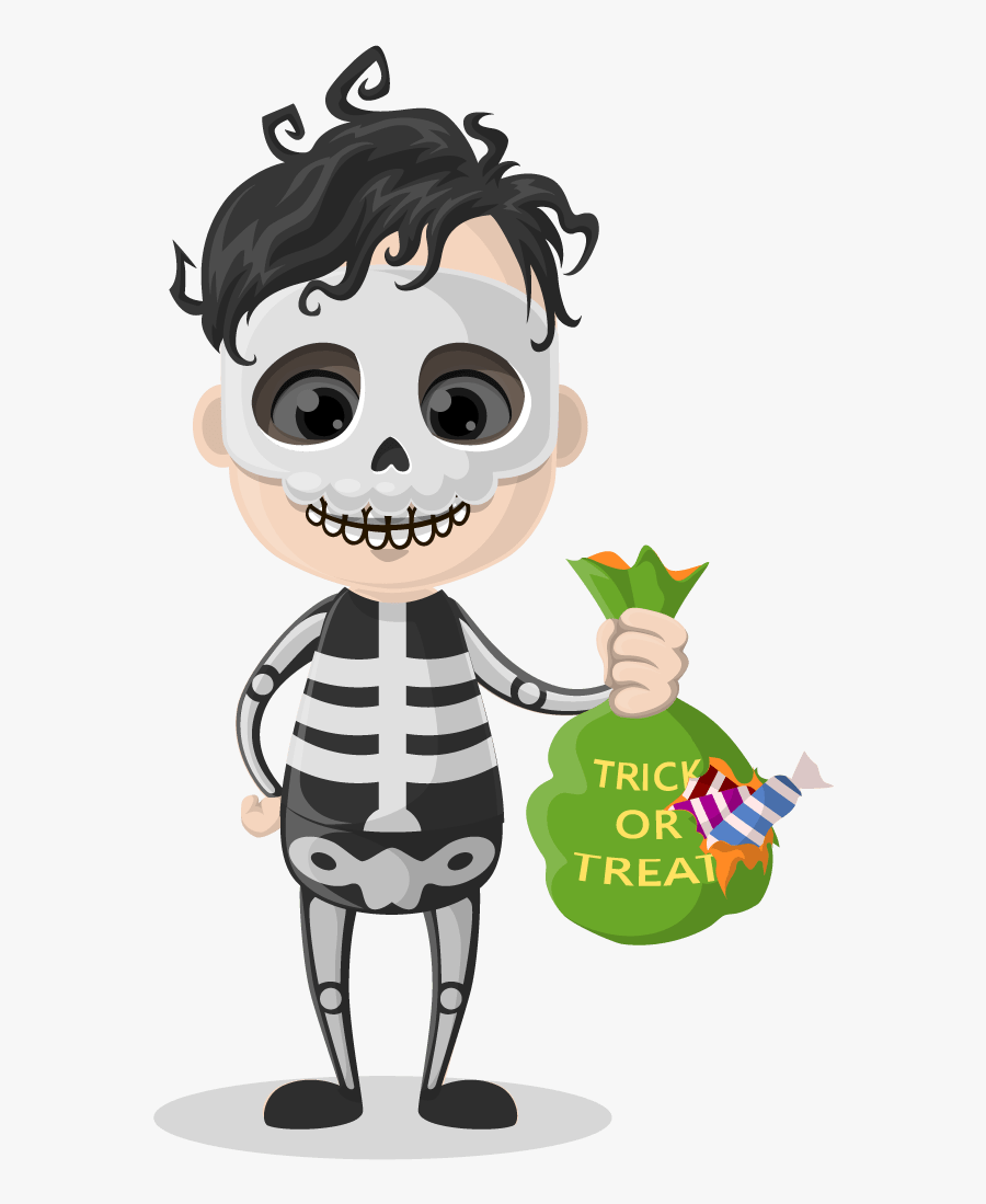 Halloween Vector - Halloween Cartoon Characters Png, Transparent Clipart
