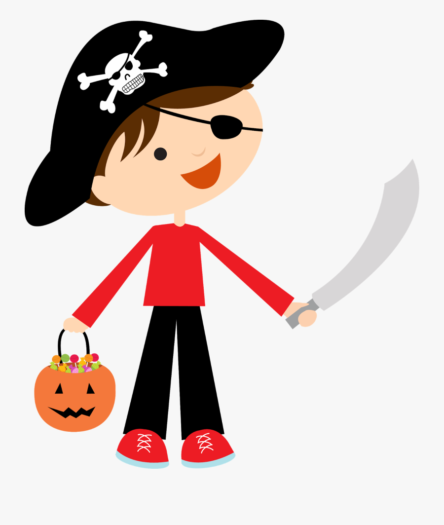 Children Dressed For Halloween Clipart - Cartoon, Transparent Clipart