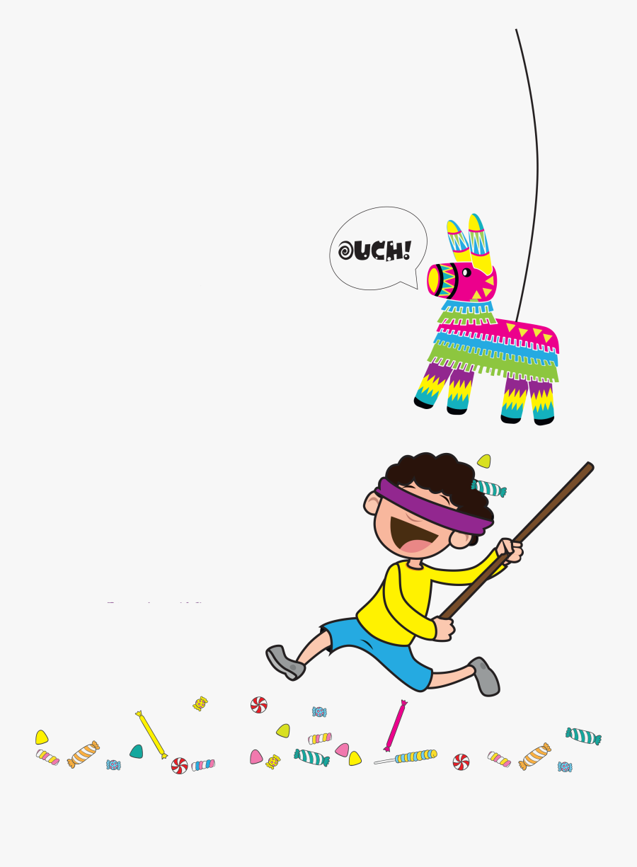 Problems With Traditional Piñatas Thank You For Your - Hitting A Pinata Clip Art, Transparent Clipart