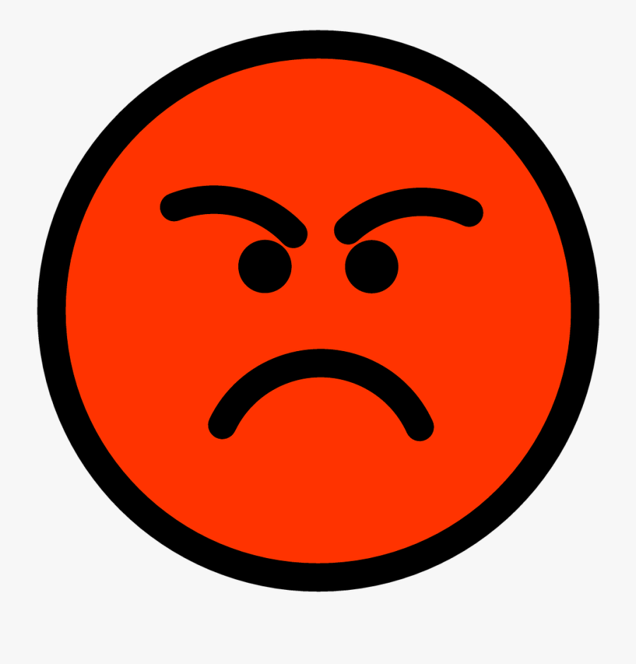 Emoji, Emoticon, Anger, Angry, Expression, Mood, Face - Mood Angry Whatsapp Status, Transparent Clipart