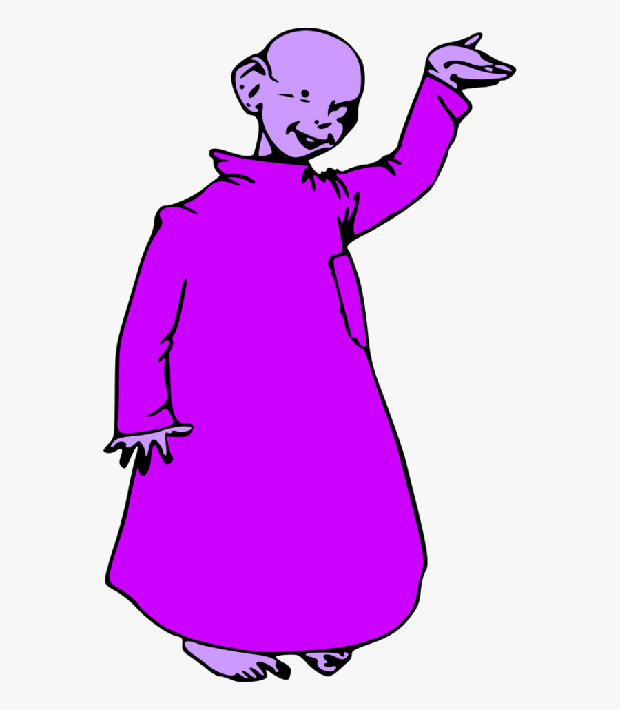 Bald Kid Wearing A Turbine And Waving - Yellow Kid, Transparent Clipart