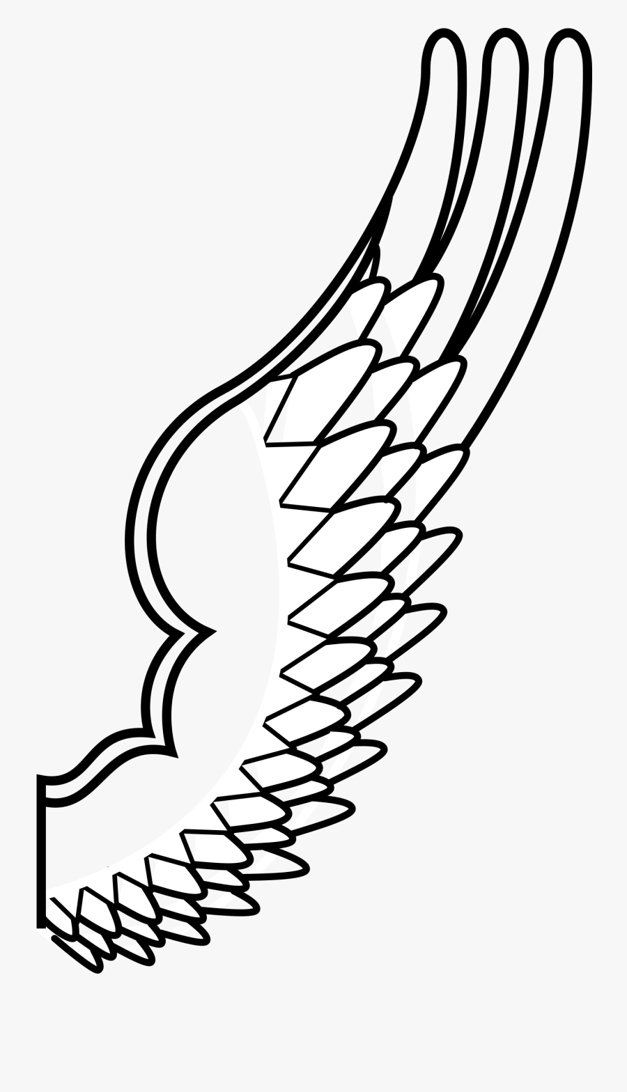 Birds Wings Pattern Clip Art, Transparent Clipart