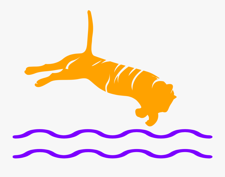 Clemson Club Swimming Clipart , Png Download - Clemson Club Swimming, Transparent Clipart