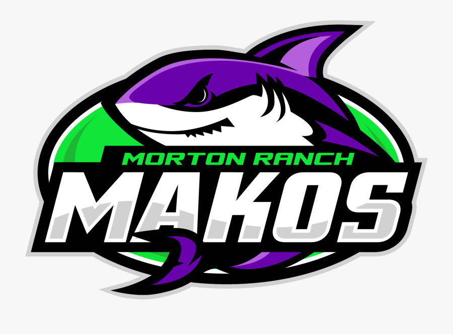 Morton Ranch Makos Logo, Transparent Clipart