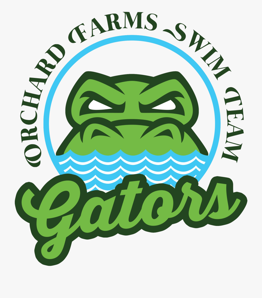 Orchard Farms Swim Team Logo - Emblem, Transparent Clipart