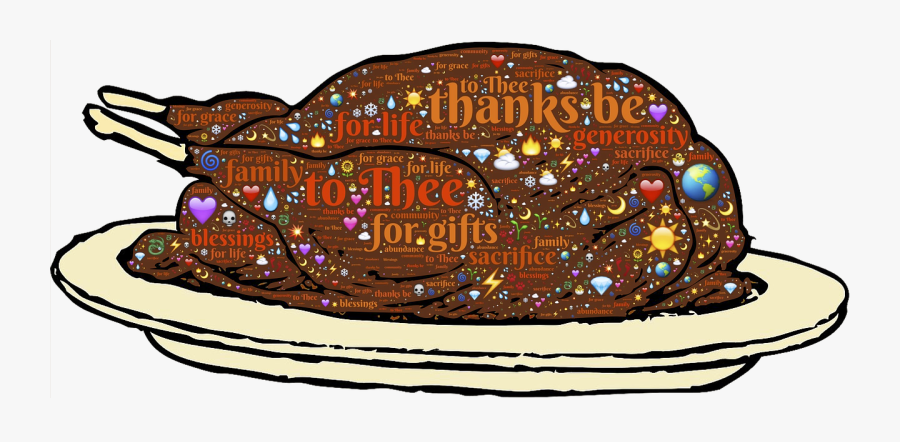 Turkey, Fowl, Thanksgiving, Thanks, Gratitude, Poultry - Turkey On Plate Clipart, Transparent Clipart