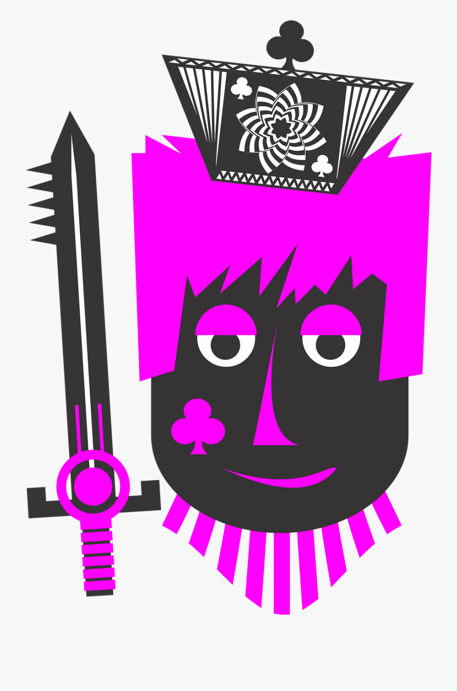 Jack Sticks Suit Free Picture - Baralho Png Fundo Transparente, Transparent Clipart
