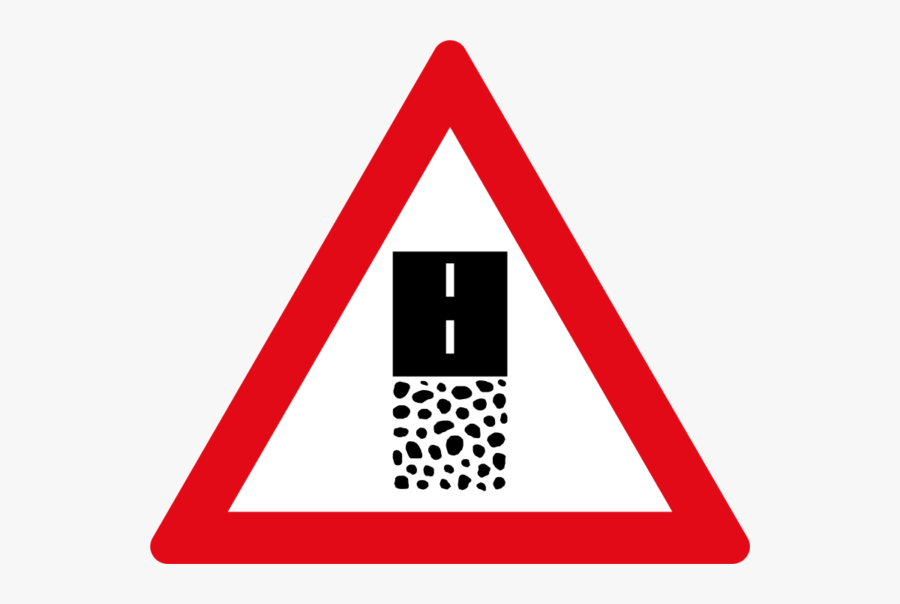 Transparent Gravel Clipart - Uk Road Signs Crossroads, Transparent Clipart