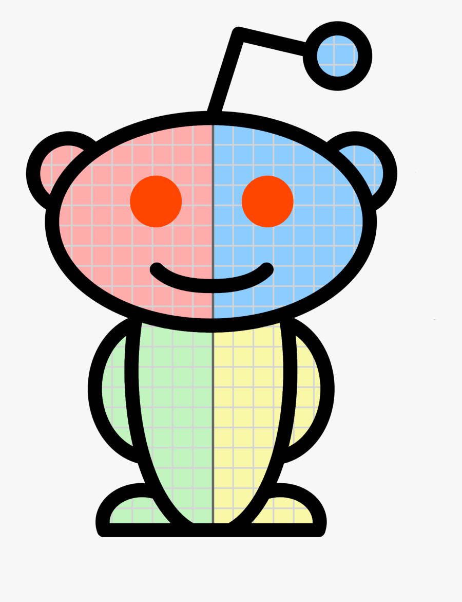 Cartoon Clip Art Line - Reddit Alien, Transparent Clipart