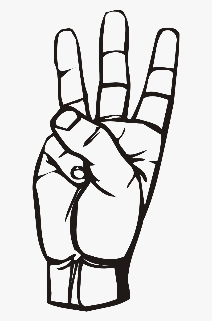 W In Sign Language