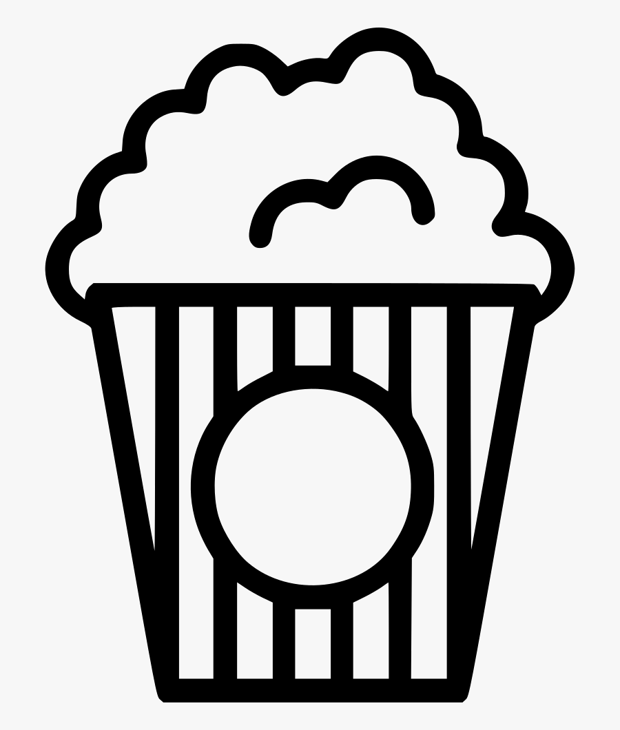Popcorn - Pop Corn Png Icon, Transparent Clipart