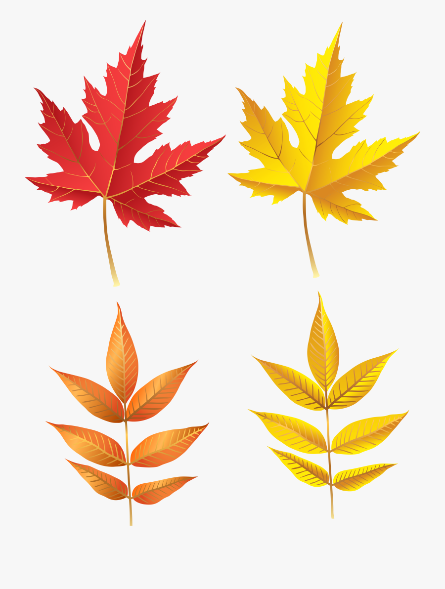 Transparent Autumn Leaves Clip Art, Transparent Clipart