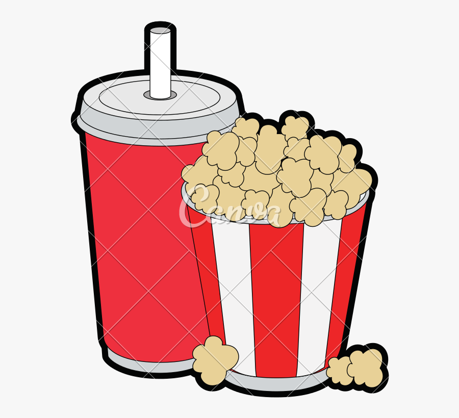 Image Freeuse Library And Png For Free Download On - Popcorn And Soda Png, Transparent Clipart