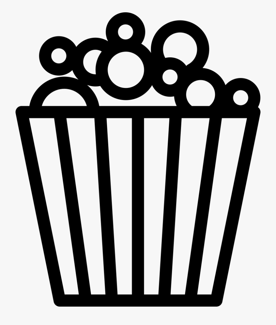 Cinema Popcorn Comments - Icono Cine Png, Transparent Clipart