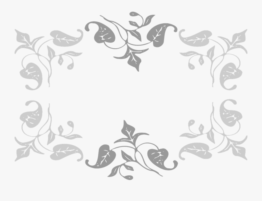 Download Gray Border Frame Png Image - Leaves Clip Art, Transparent Clipart