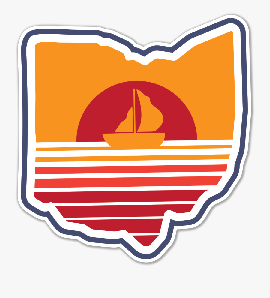 Ohio Boat Sticker - Emblem, Transparent Clipart